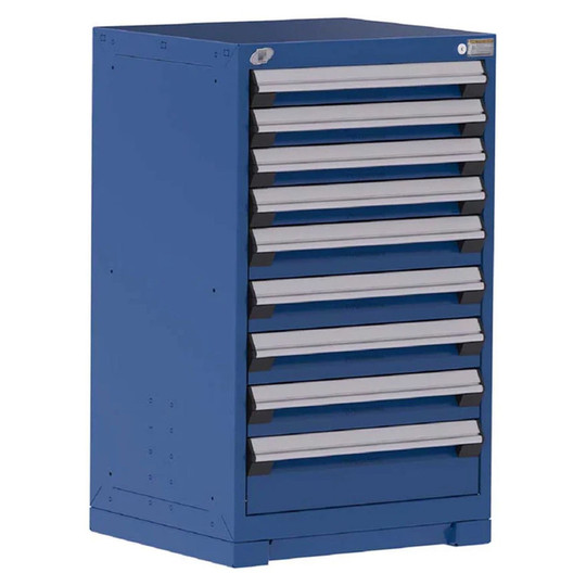9-Drawer Heavy-Duty Modular Cabinet, 24"W x 21"D x 40"H - Without Dividers