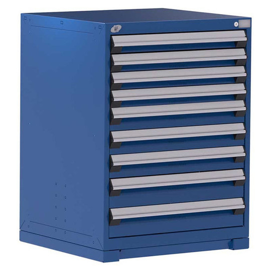 9-Drawer Heavy-Duty Modular Cabinet, 30"W x 27"D x 40"H - Without Dividers