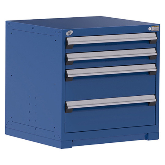 4-Drawer Heavy-Duty Modular Cabinet, 30"W x 21"D x 30"H - Without Dividers