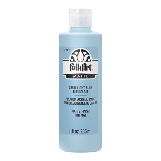 Matte Light Blue Acrylic Craft Paint, 8 oz