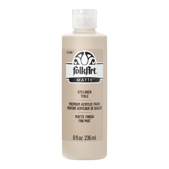 Matte Linen Acrylic Craft Paint, 8 oz.