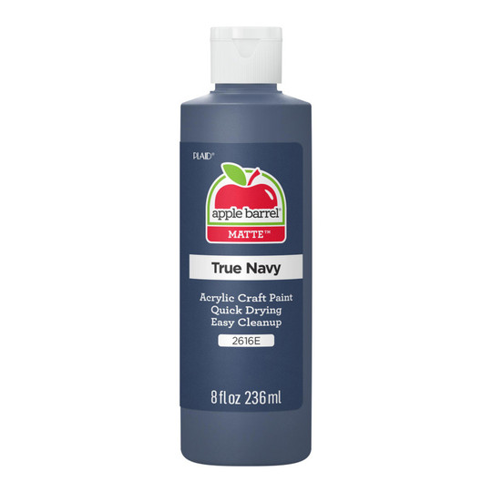 Matte Acrylic Paint, True Navy, 8 oz.