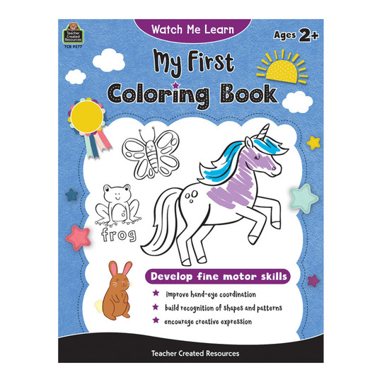 Watch Me Learn My First Coloring Book
