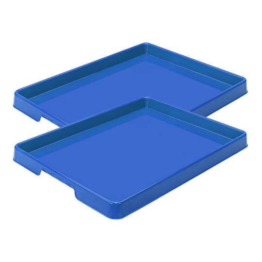 Blue Washable Activity and Art Trays, 2-Pack