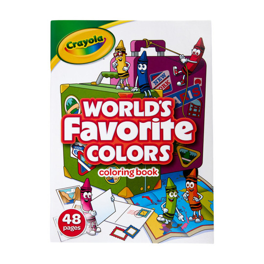 World's Favorite Colors Coloring Book, 48 Pages