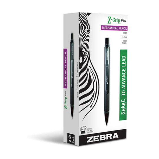 Black 0.7 mm Mechanical Pencils, 12-Pack