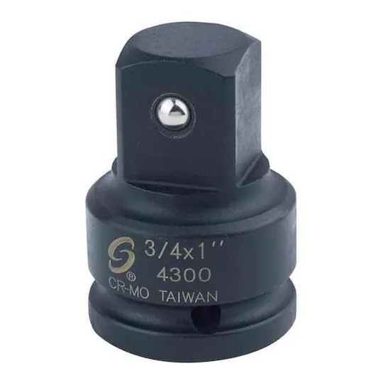 Black 3/4 in. female to 1 in. male drive adapter