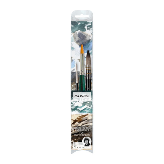 Signature Watercolor Brush Set, 3 Pieces