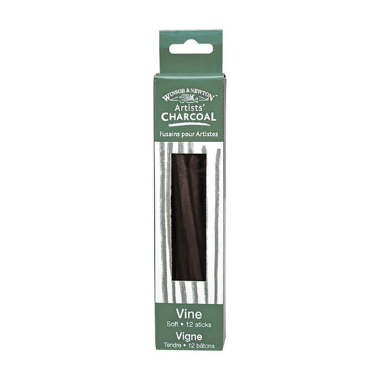 Soft Vine Charcoal Sticks, Box of 12