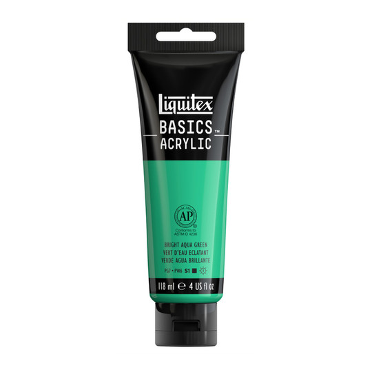 Bright Aqua Green Acrylic Paint, 118 mL Tube