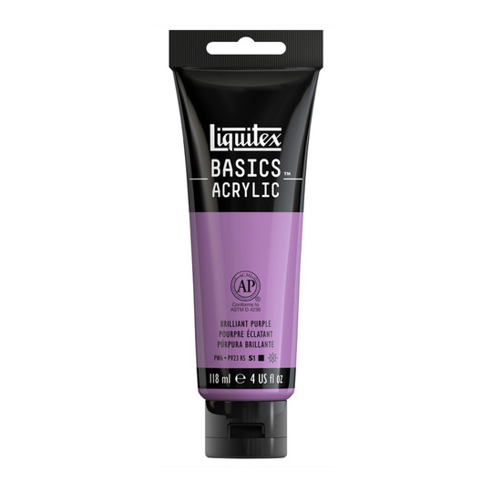 Brilliant Purple Acrylic Paint, 118 mL Tube