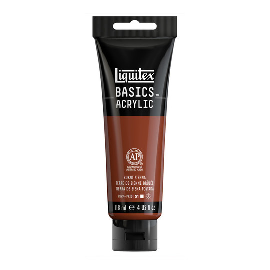 Burnt Sienna Acrylic Paint, 118 mL Tube