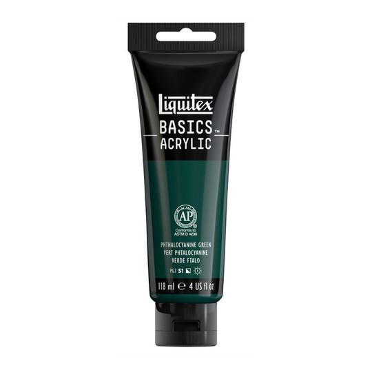 Phthalocyanine Green Acrylic Paint, 118 mL Tube