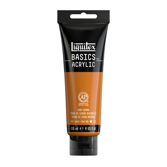 Raw Sienna Acrylic Paint, 118 mL Tube