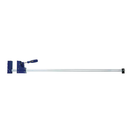 48-inch parallel jaw clamp with resin-covered jaws and ergonomic handle