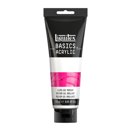 Gloss Gel Medium, 250 mL Tube
