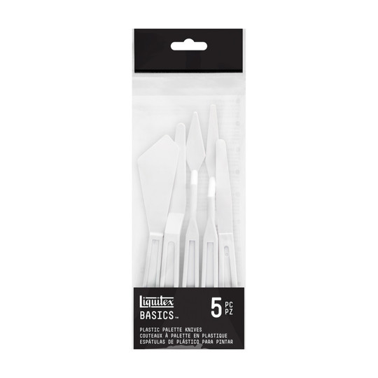 Plastic Palette Knives, Set of 5