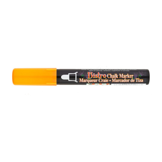 Fluorescent Orange Broad-Tip Chalk Marker