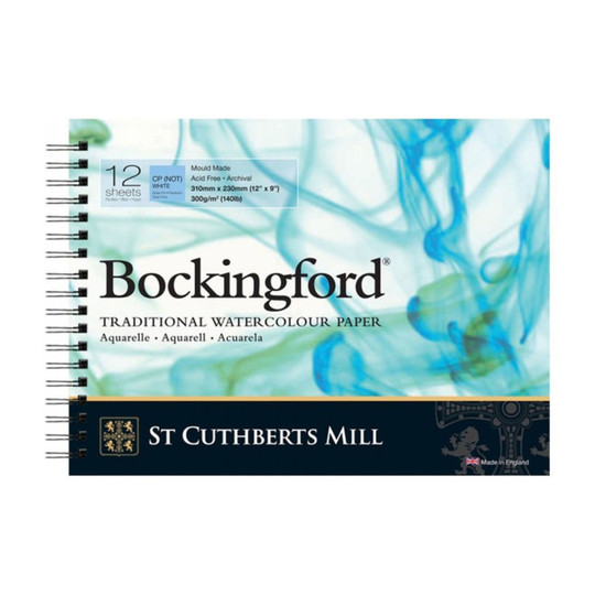 Cold Press Watercolor Paper Pad, 9 x 12 in., 12 Sheets