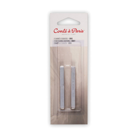 Grey Sketching Pastel Crayons, Pack of 2