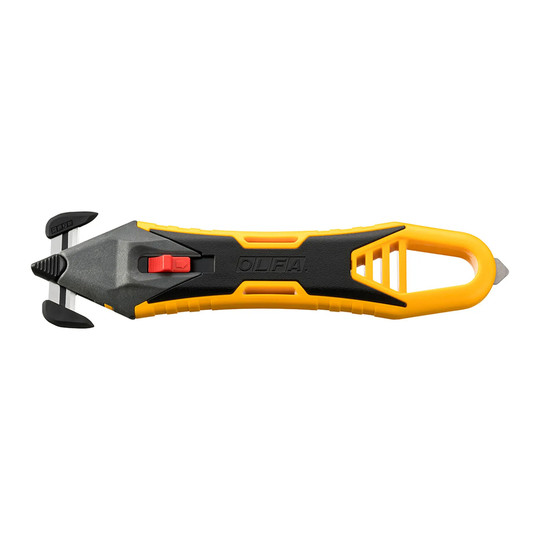 Yellow and black quick-change concealed blade safety knife