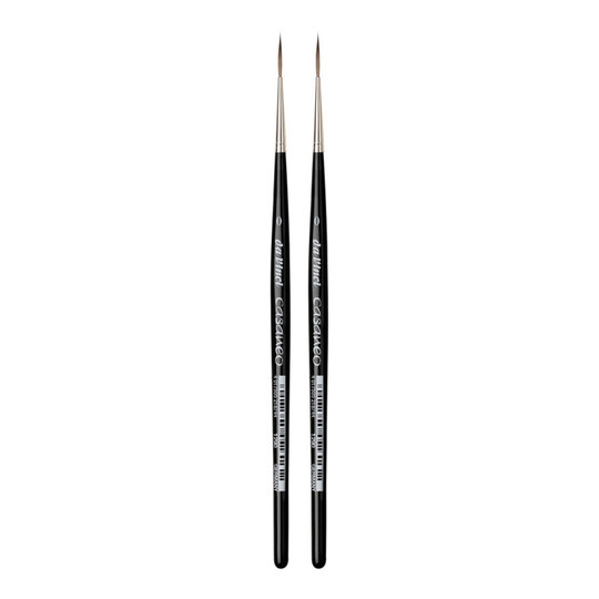 Extra-Soft Synthetic Liner Brushes, Size 0, 2-Pack