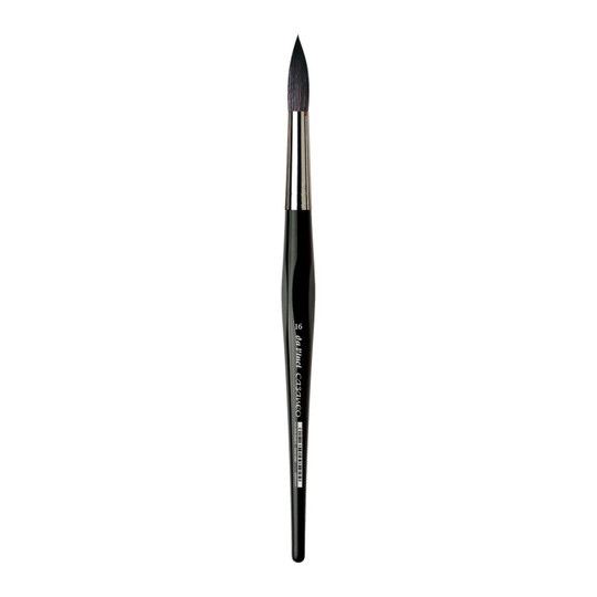 Extra-Soft Synthetic Round Watercolor and Acrylic Brush, Size 16