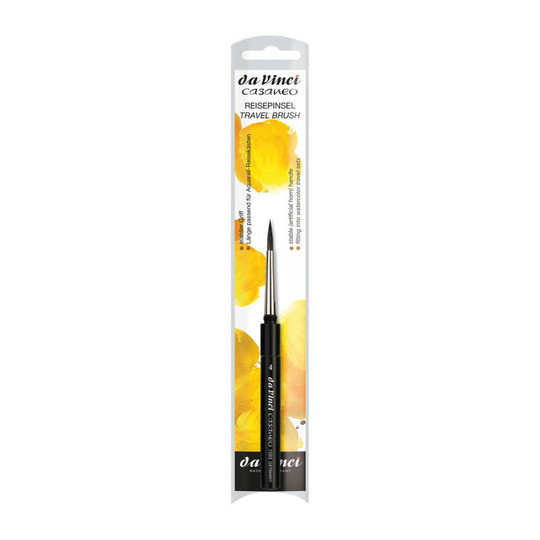 Travel Pocket Watercolor Brush, Round, Size 4