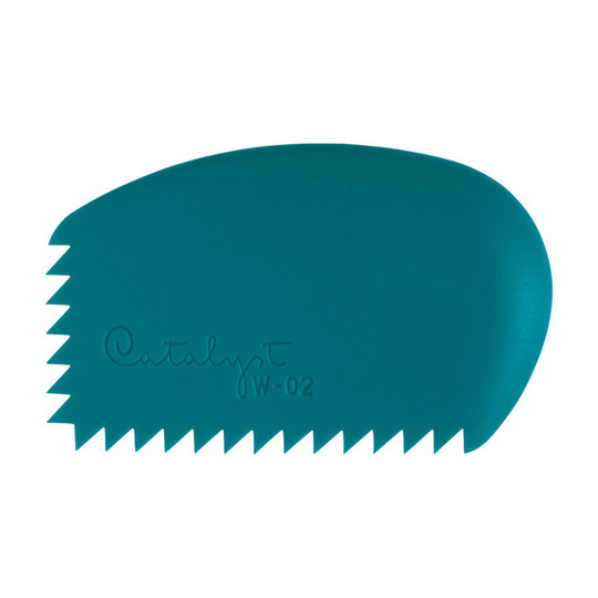Silicone Catalyst Wedge Tool, Dark Blue, Size 2