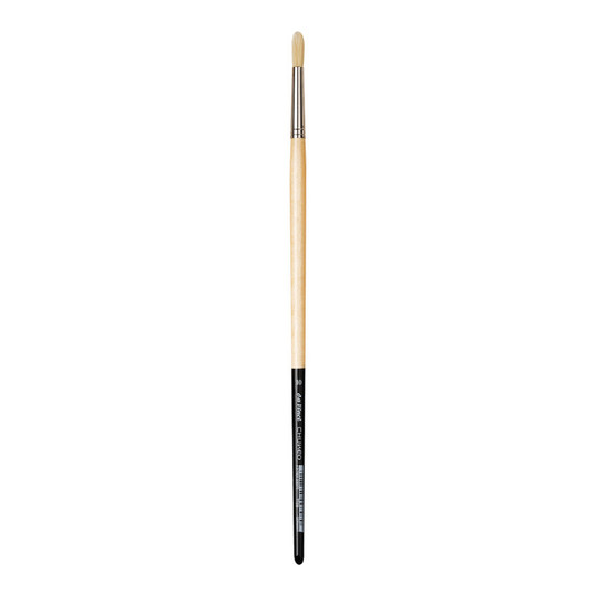 Synthetic Hog Bristle Round Oil Brush, Size 10