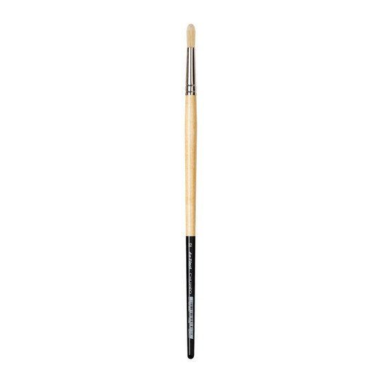 Synthetic Hog Bristle Round Oil Brush, Size 12