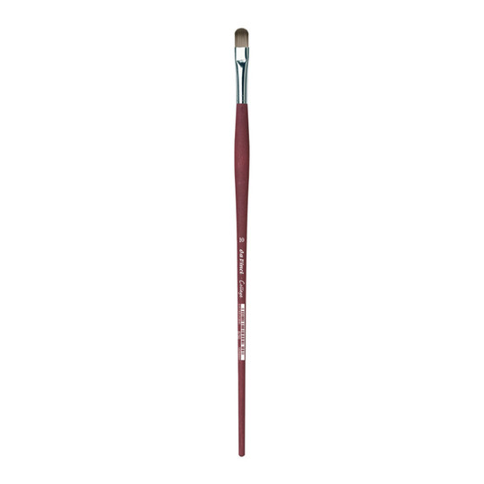 Student Synthetic Filbert Brush for Acrylic & Oil, Size 10
