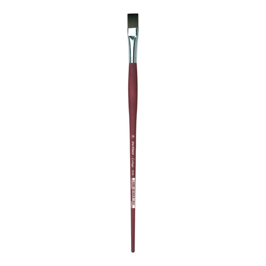 Student Synthetic Flat Brush for Acrylic and Oil, Size 16