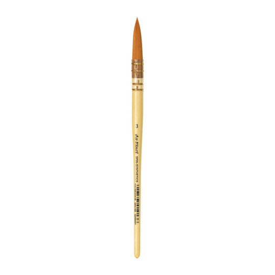 Synthetic Round Quill Brush, Size 3