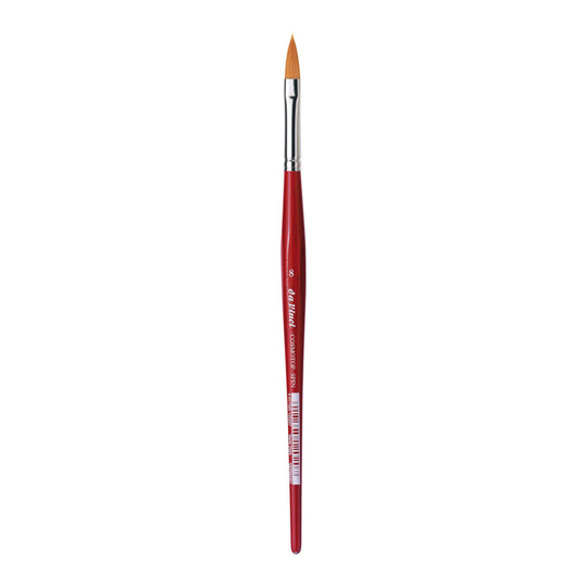 Synthetic Oval-Pointed Watercolor Brush, Size 8