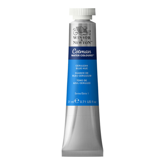 Cerulean Blue Hue Watercolor Paint, 21 mL Tube
