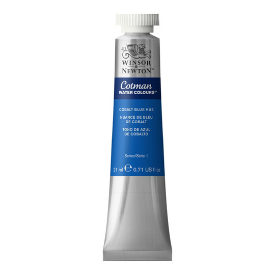 Cotman Watercolor Paint, Cobalt Blue Hue, 21 mL Tube
