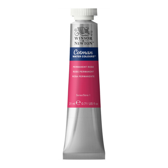 Cotman Permanent Rose Watercolor Paint, 21 mL Tube