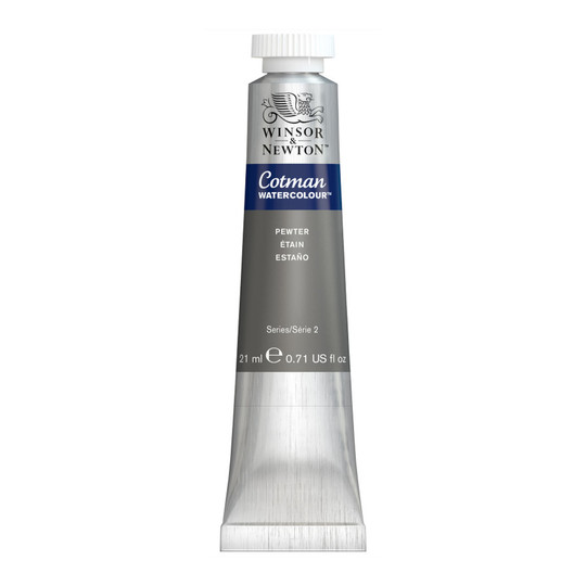 Pewter Watercolor Paint Tube, 21 mL