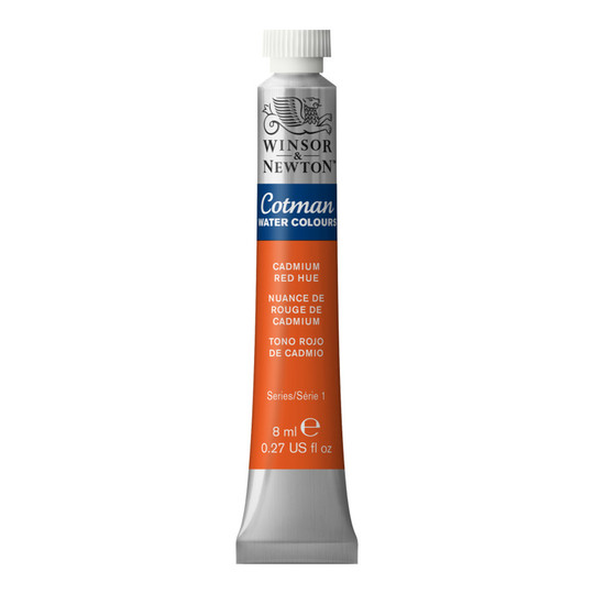 Cadmium Red Hue Watercolor Paint, 8 mL Tube