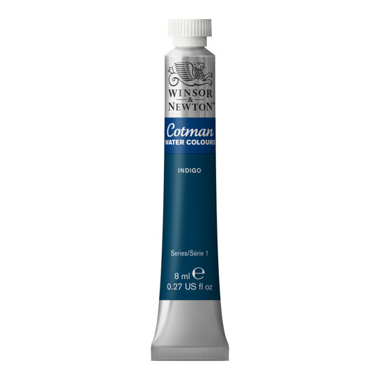Indigo Watercolor Paint, 8 mL Tube
