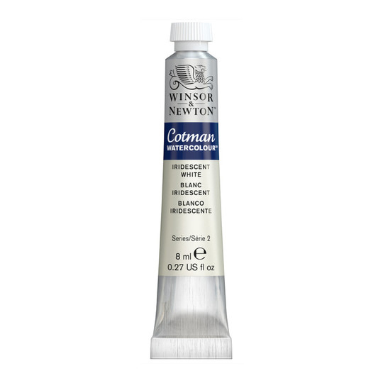 Iridescent White Watercolor Paint, 8 mL Tube