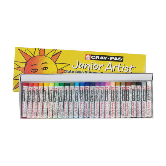 Junior Artist Assorted Oil Pastels, 25-Count Set