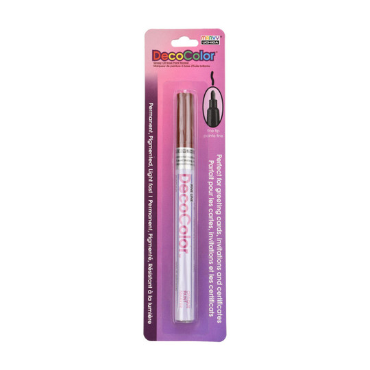 Fine Tip Brown Permanent Paint Marker