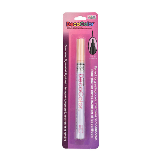 Fine Tip Permanent Paint Marker, Pastel Peach