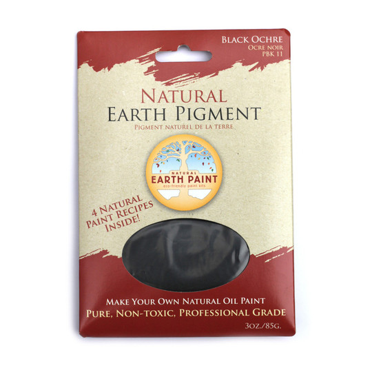 Black Ochre Earth & Mineral Pigment Powder, 3 oz