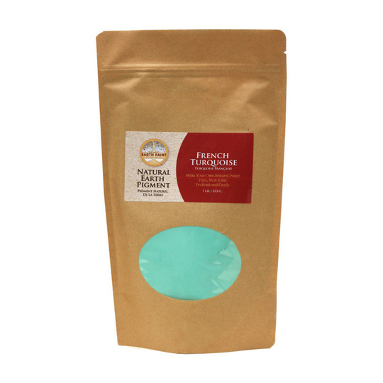 French Turquoise Earth Pigment, 1 lb