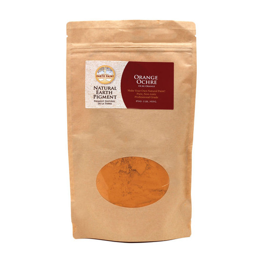 Orange Ochre Earth Pigment, 1 lb