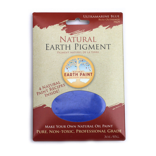 Ultramarine Blue Earth & Mineral Pigment, 3 oz