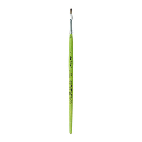Student Flat Synthetic Paint Brush, Size 2